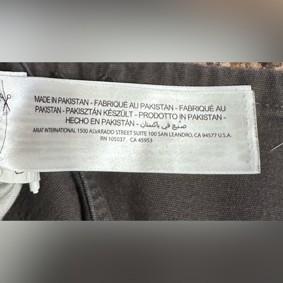 Ariat M4 Mens Rebar Dark Gray Jeans Relaxed Fit Straight Leg Tag Size 46x32 - Picture 7 of 16